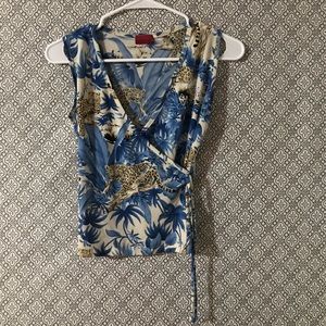 Together USA animal print sleeveless top